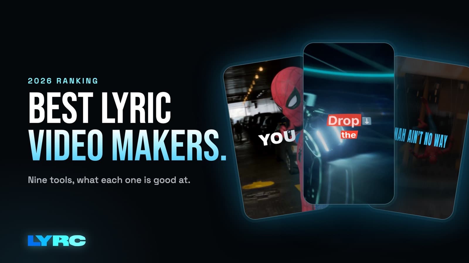 The best lyric video makers in 2026