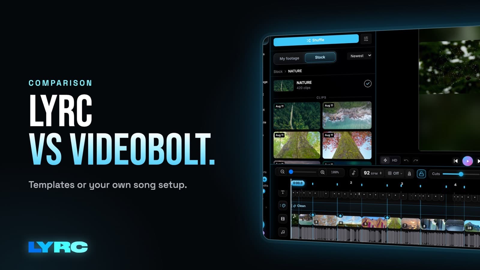 LYRC vs Videobolt