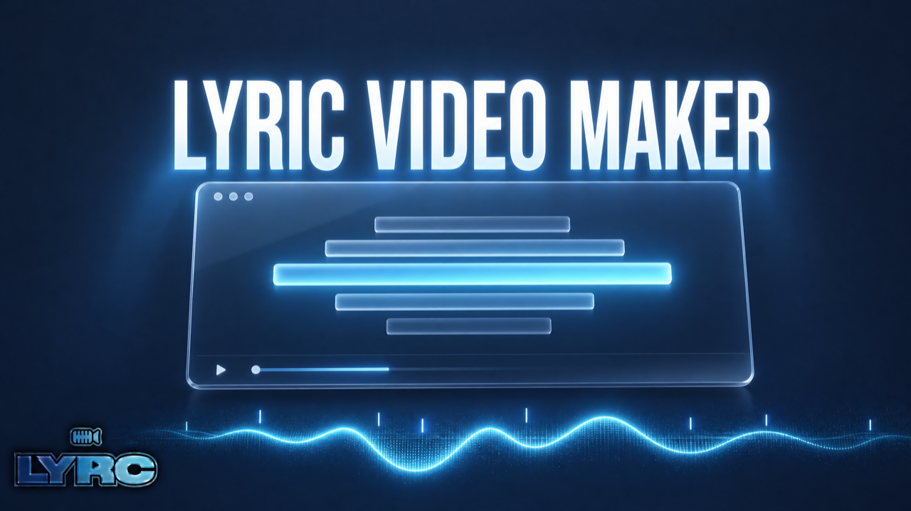 The lyric video maker built around your song